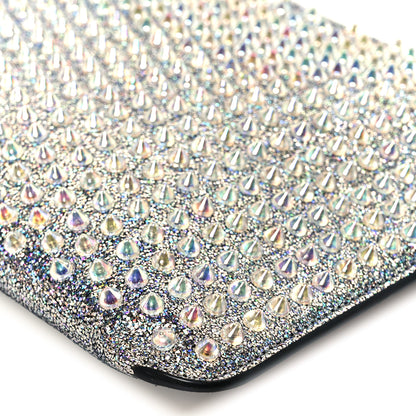 Christian Louboutin Nappa Mica Studded Loubiclutch Silver 10 of 10