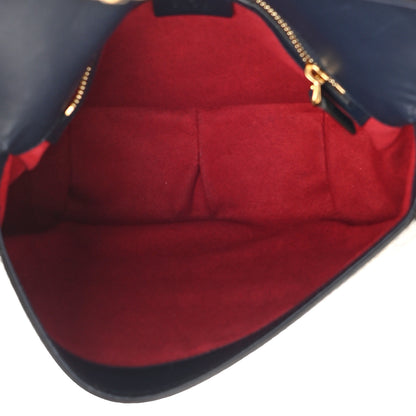 Gucci GG Supreme Monogram Small Messenger Shoulder Bag Beige Blue Navy 5 of 16