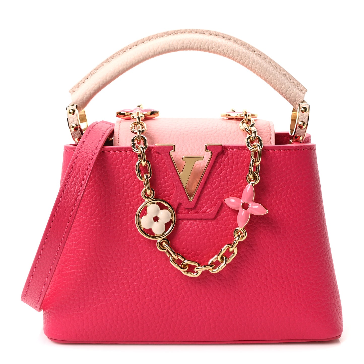 Taurillon Flower Chain Capucines Mini  Rose Pondicherry