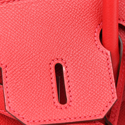Hermes Epsom Birkin 30 Rouge Casaque 11 of 12