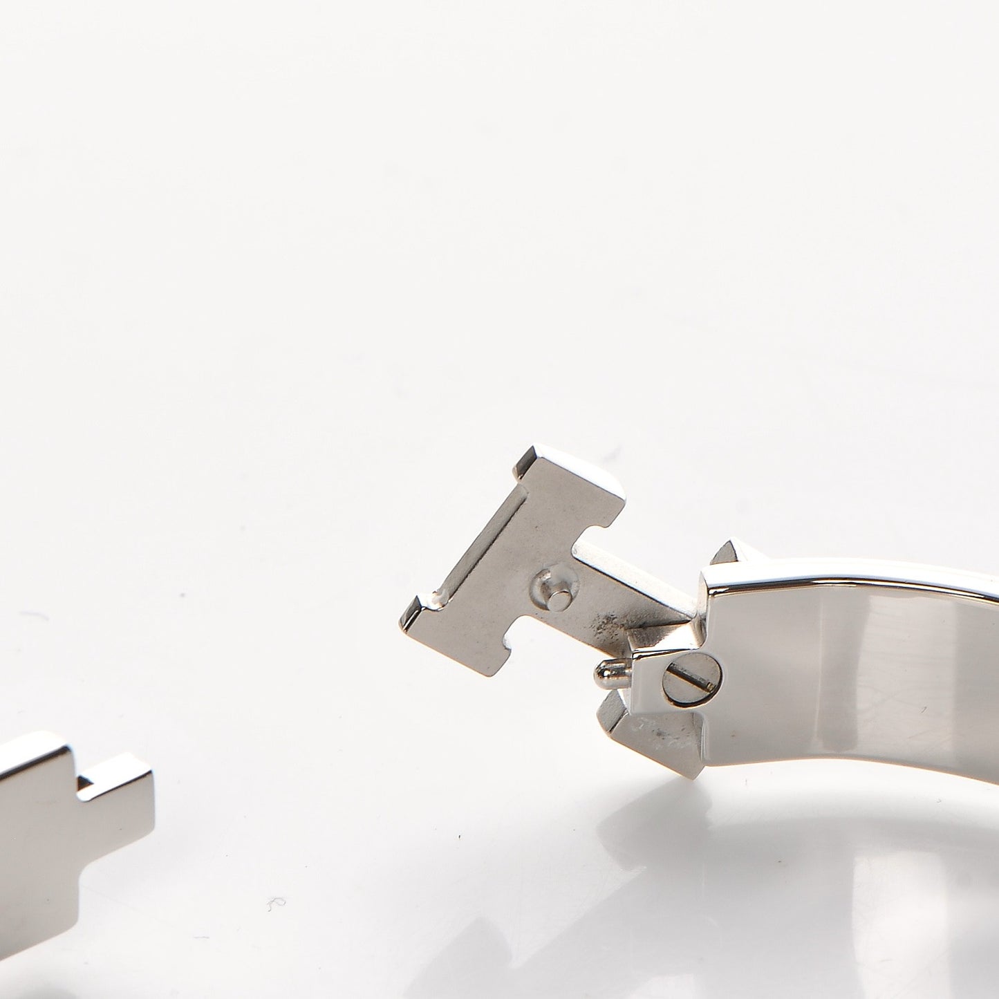 Enamel Narrow Clic Clac H Bracelet PM Parme