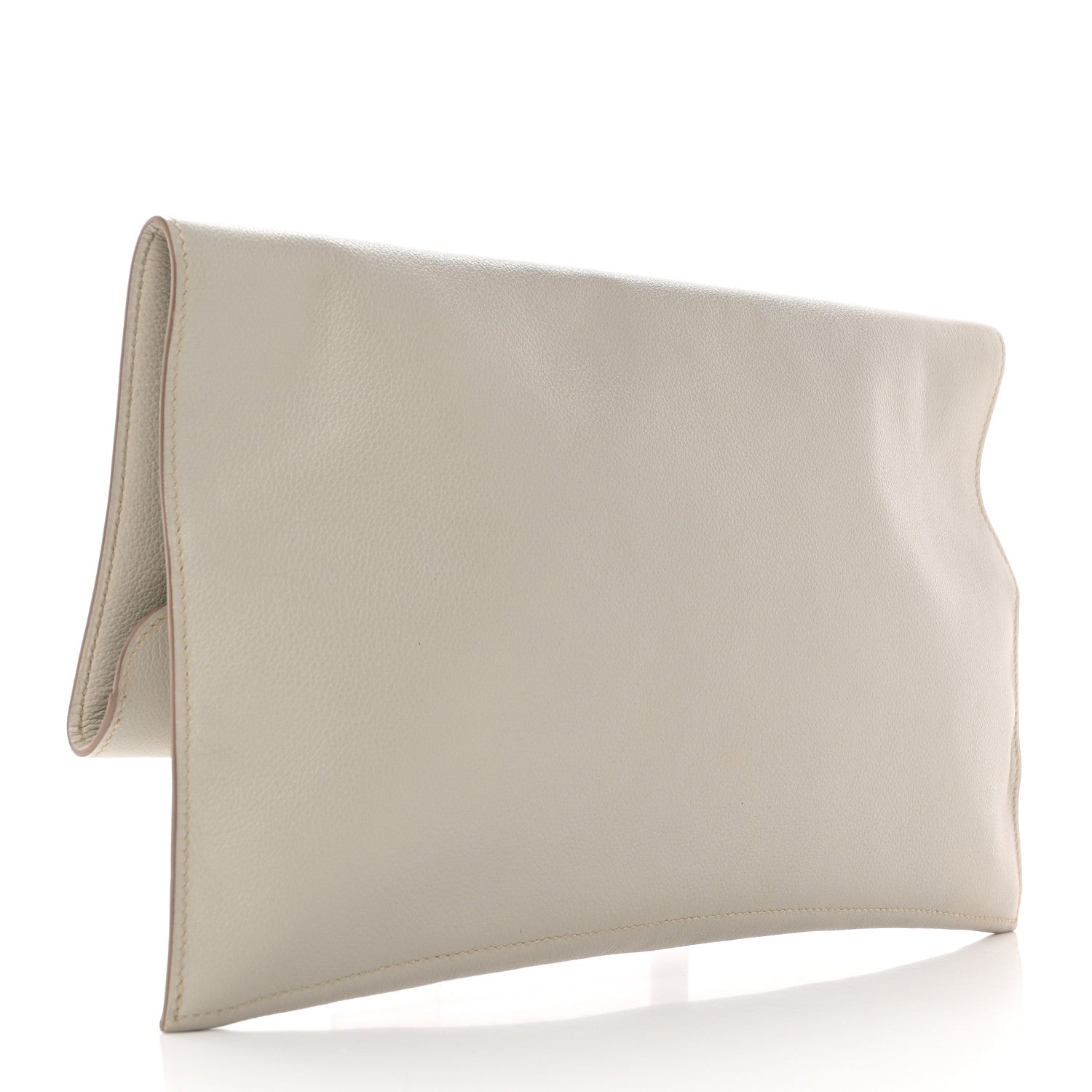 Hermes Evercolor Pliplat Clutch Gris Perle 3 of 10