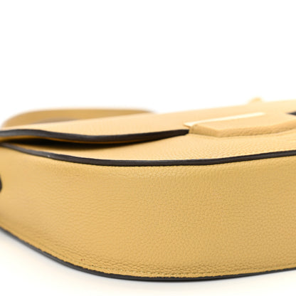 Celine Grained Calfskin Small Trotteur Vanilla 9 of 15