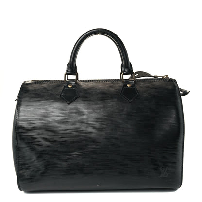 Louis Vuitton Epi Speedy 30 Black 1 of 12