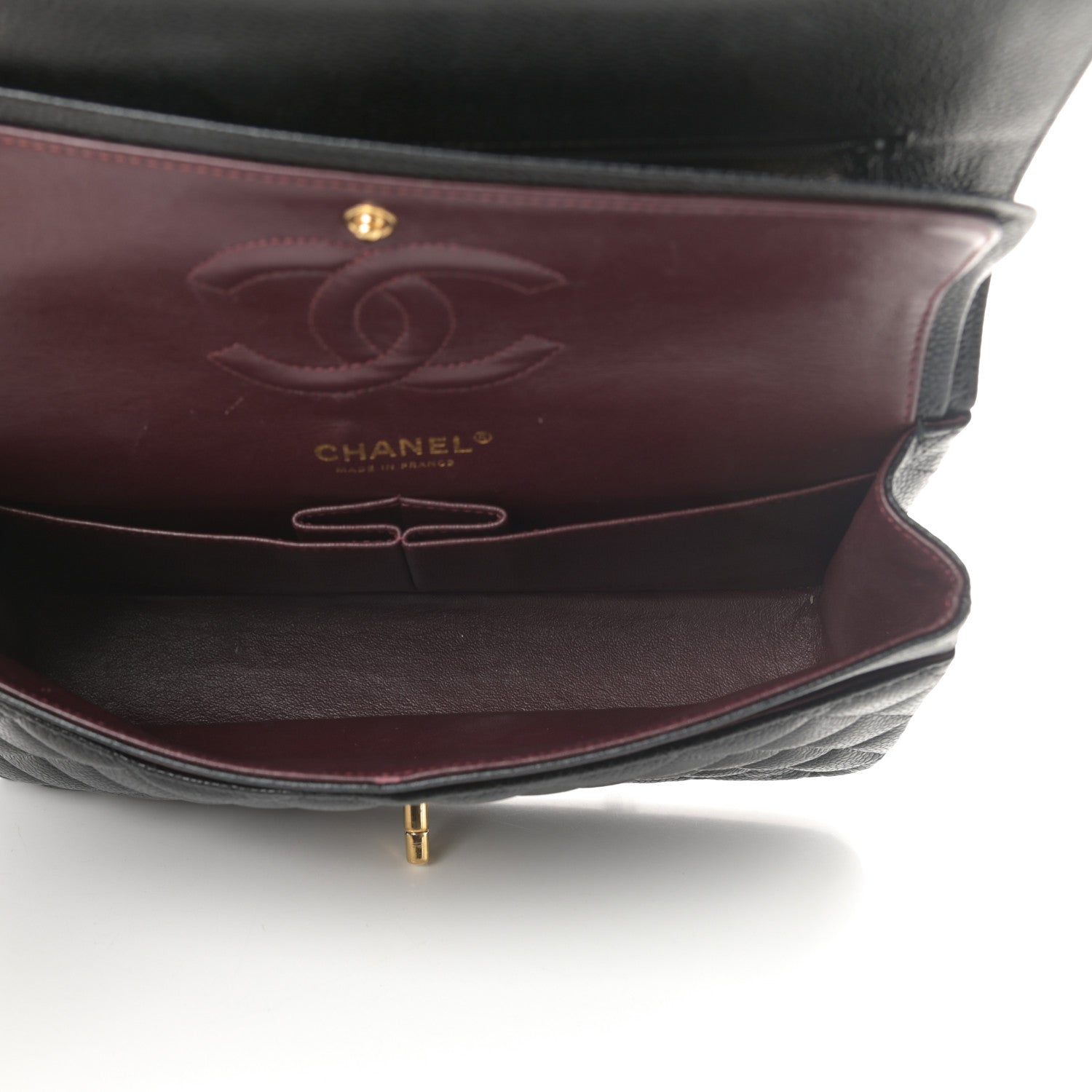 Chanel Caviar Quilted Medium Double Flap Black 5 of 15