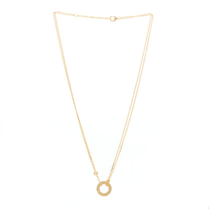 Cartier 18K Yellow Gold 2 Diamond LOVE Necklace 3 of 6