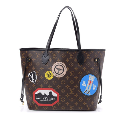 Louis Vuitton Monogram World Tour Neverfull MM 3 of 11
