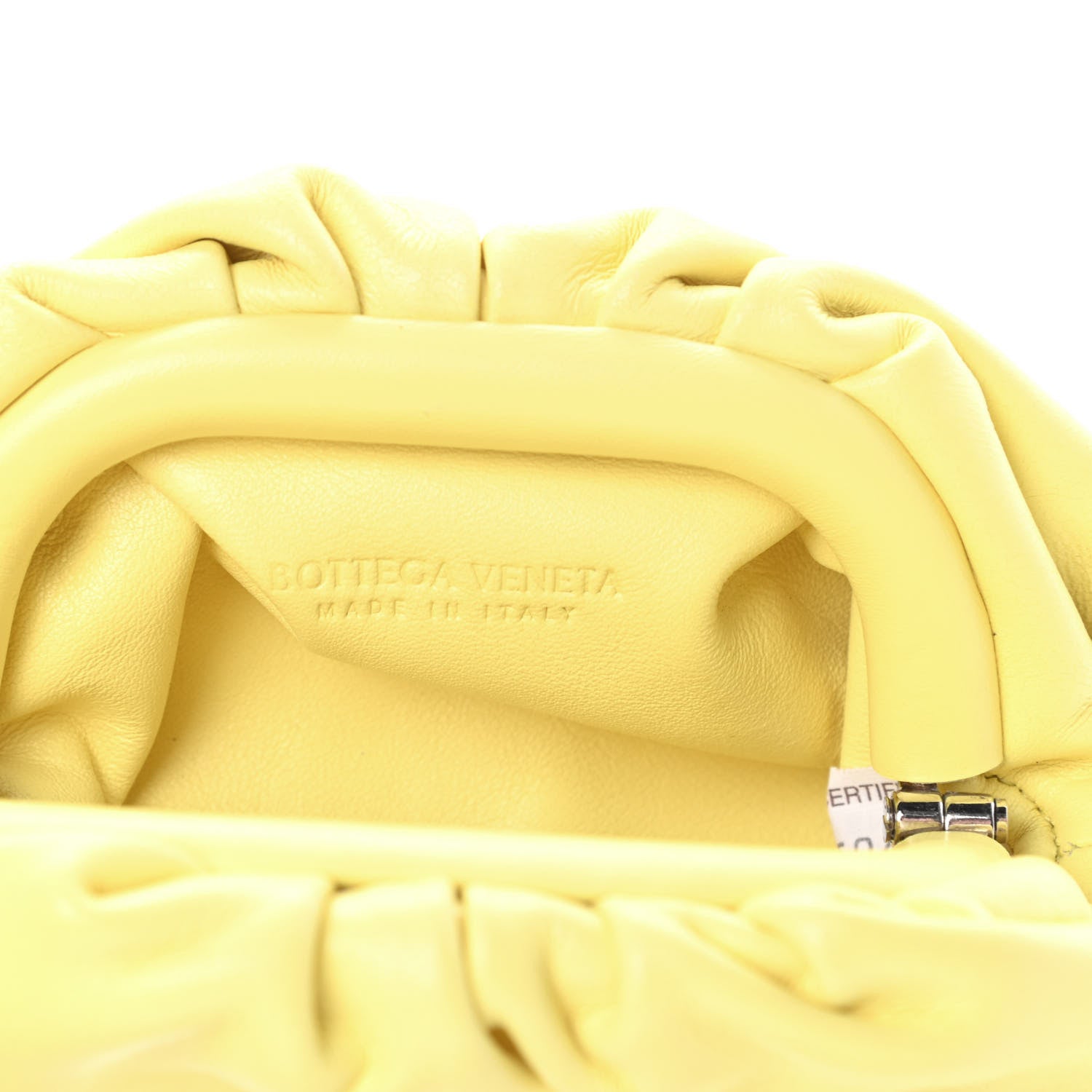 Bottega Veneta Butter Calfskin Coin Purse Sherbert 6 of 7