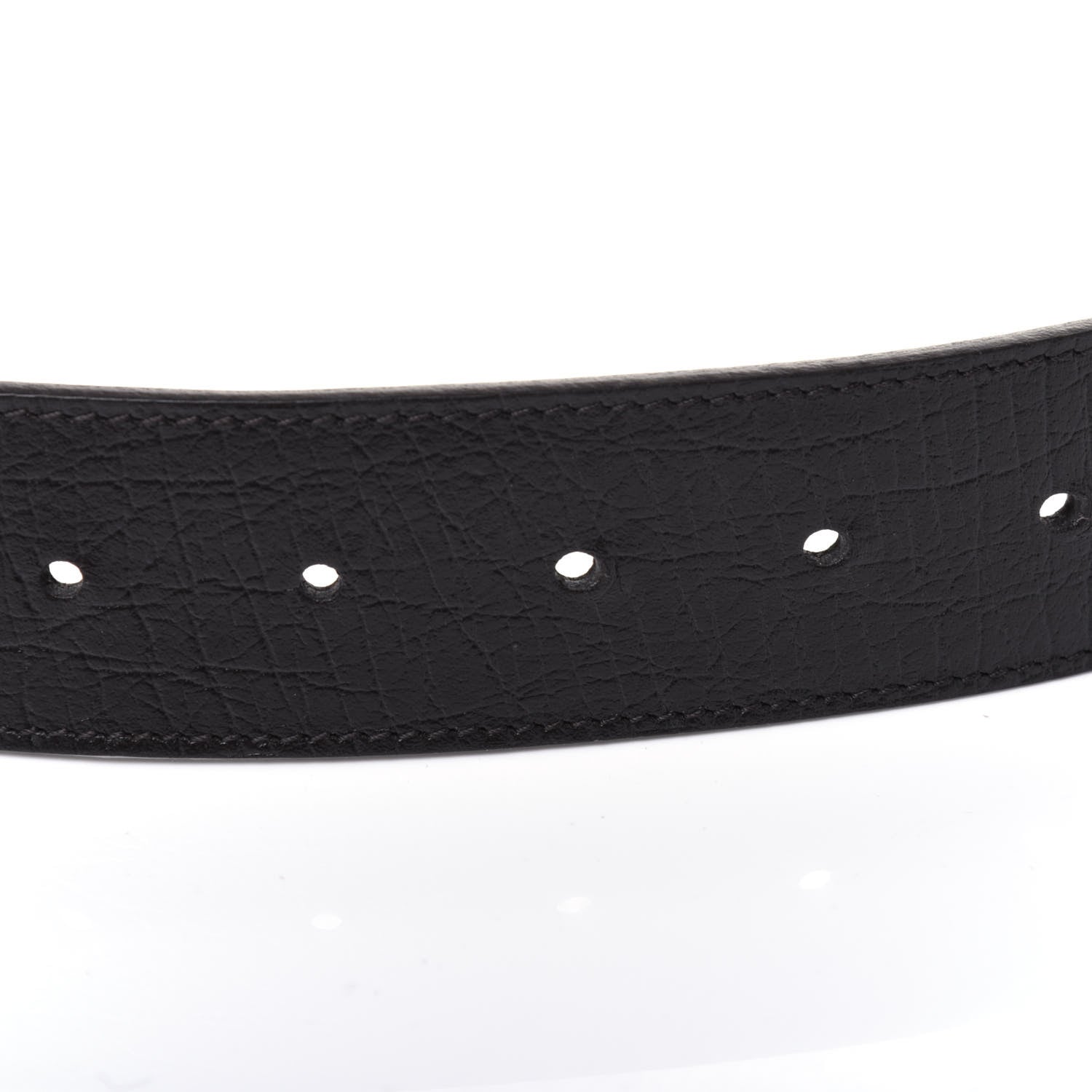 Gucci Calfskin Web Interlocking G Belt 105 42 Dark Brown 7 of 9