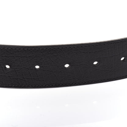 Gucci Calfskin Web Interlocking G Belt 105 42 Dark Brown 7 of 9