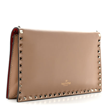 Valentino Garavani Nappa Rockstud Wristlet Clutch  Alpaca 3 of 9