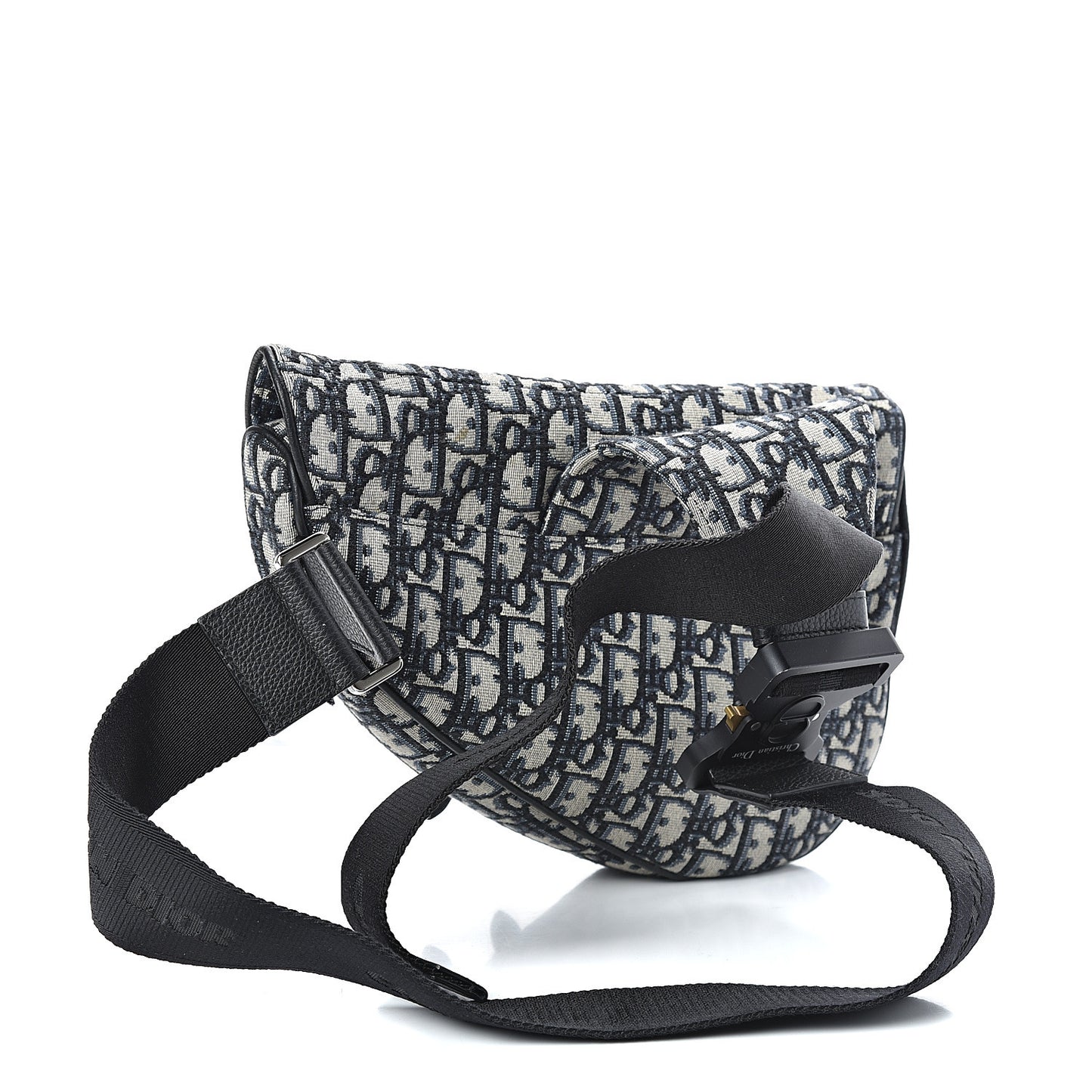 Oblique Mens Saddle Bag Blue