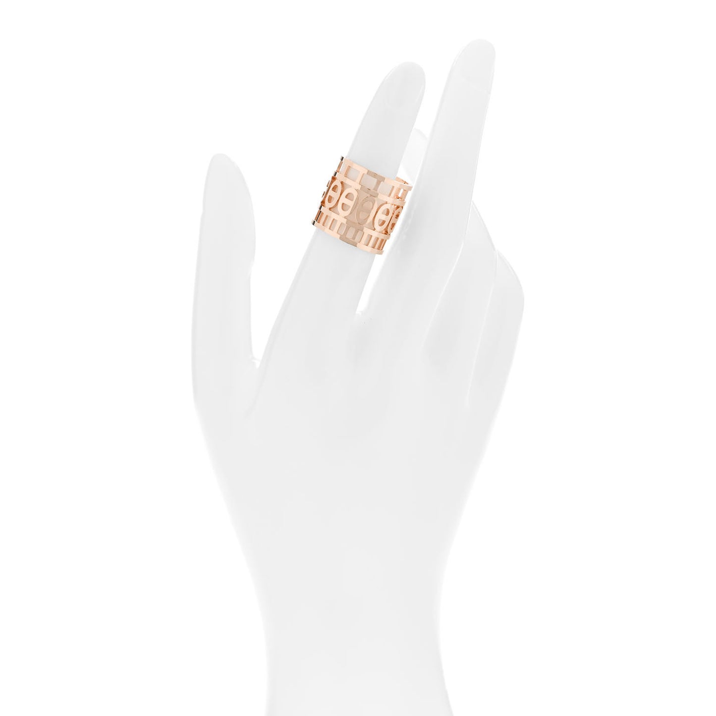 18K Rose Gold Chaine d'Ancre Divine Ring 50 5.5