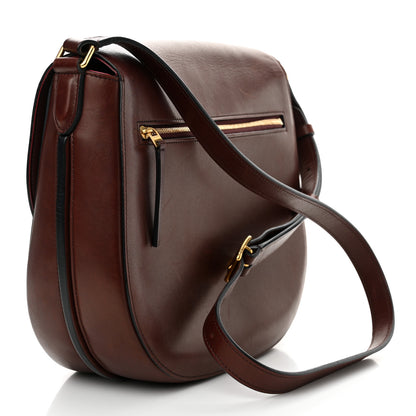 Celine Natural Calfskin Medium Trotteur Burgundy 3 of 14