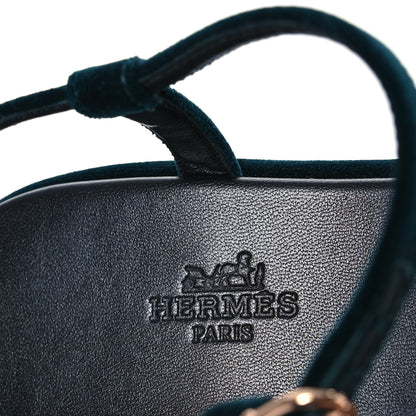 Hermes Velvet Jam 30 Sandals 39 Vert Fonce 9 of 12