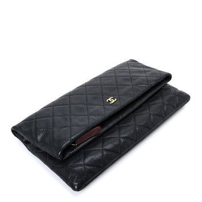 Chanel Caviar Quilted CC Beauty Clutch Black 4 of 10