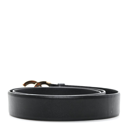Chanel Calfskin Crystal Metal Quilted CC Belt 85 34 Black 2 of 5
