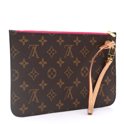 Louis Vuitton Monogram Neverfull MM GM Pochette Pivoine 3 of 6