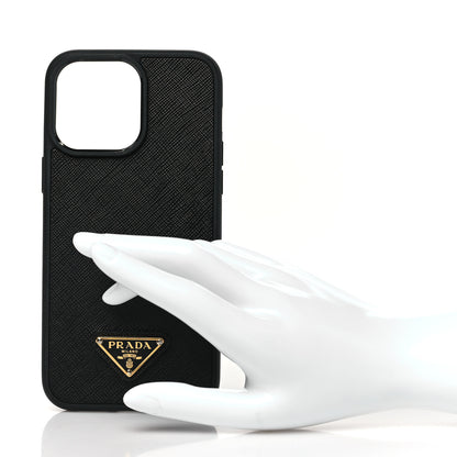 Prada Saffiano iPhone 15 Pro Max Case Black 2 of 9