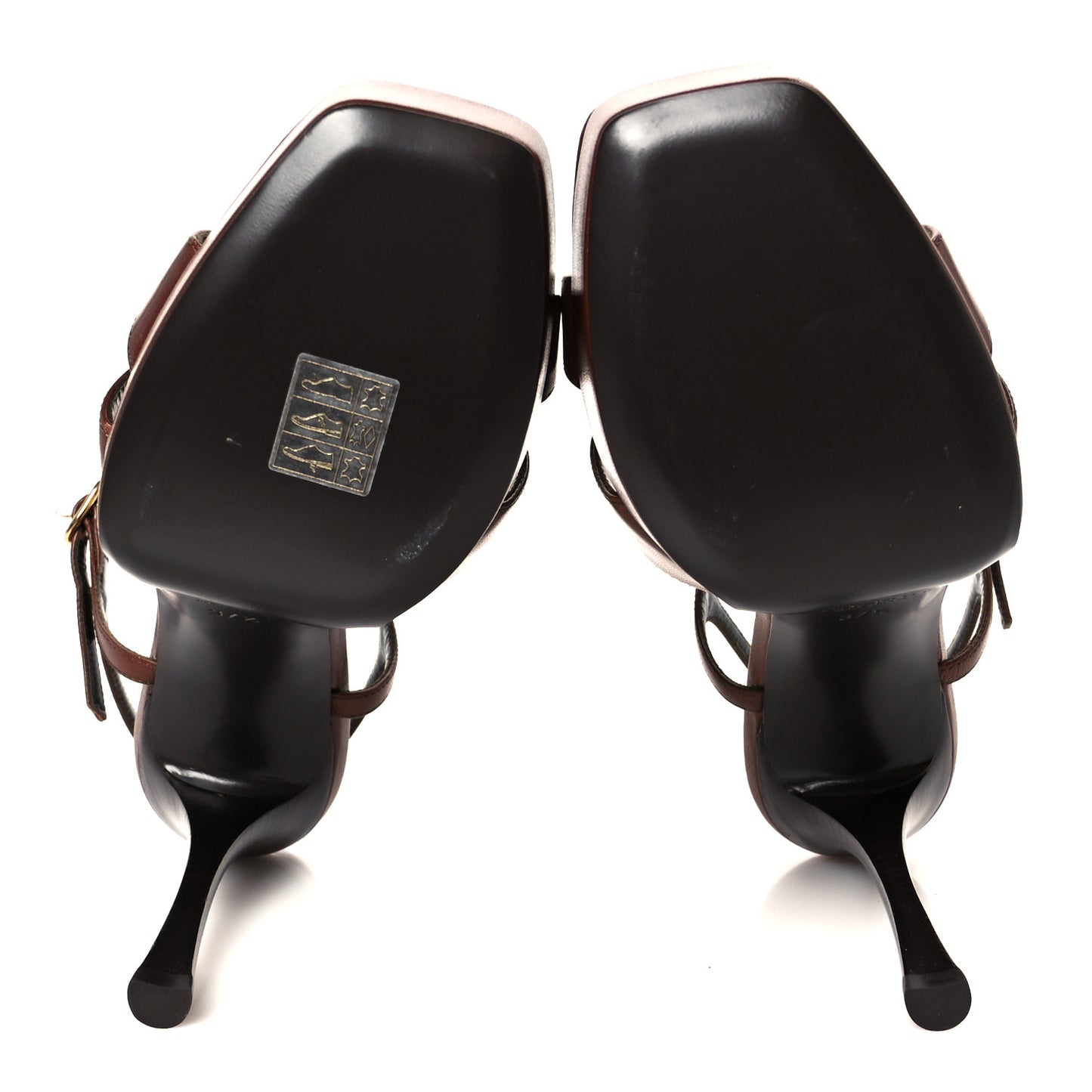 Smooth Calfskin Debbie 85 Platform Sandal 37.5 Aesthetic Brown