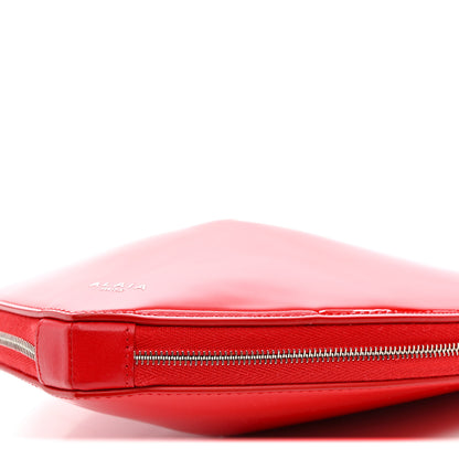 Alaia Patent Calfskin Le Coeur Bag Rouge Vermillon 9 of 10