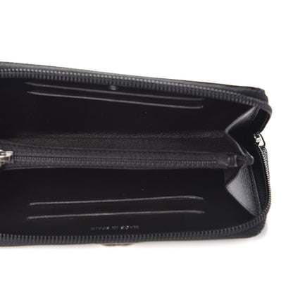 Chanel Caviar Quilted Small Boy Zip Around Wallet Black 5 of 9