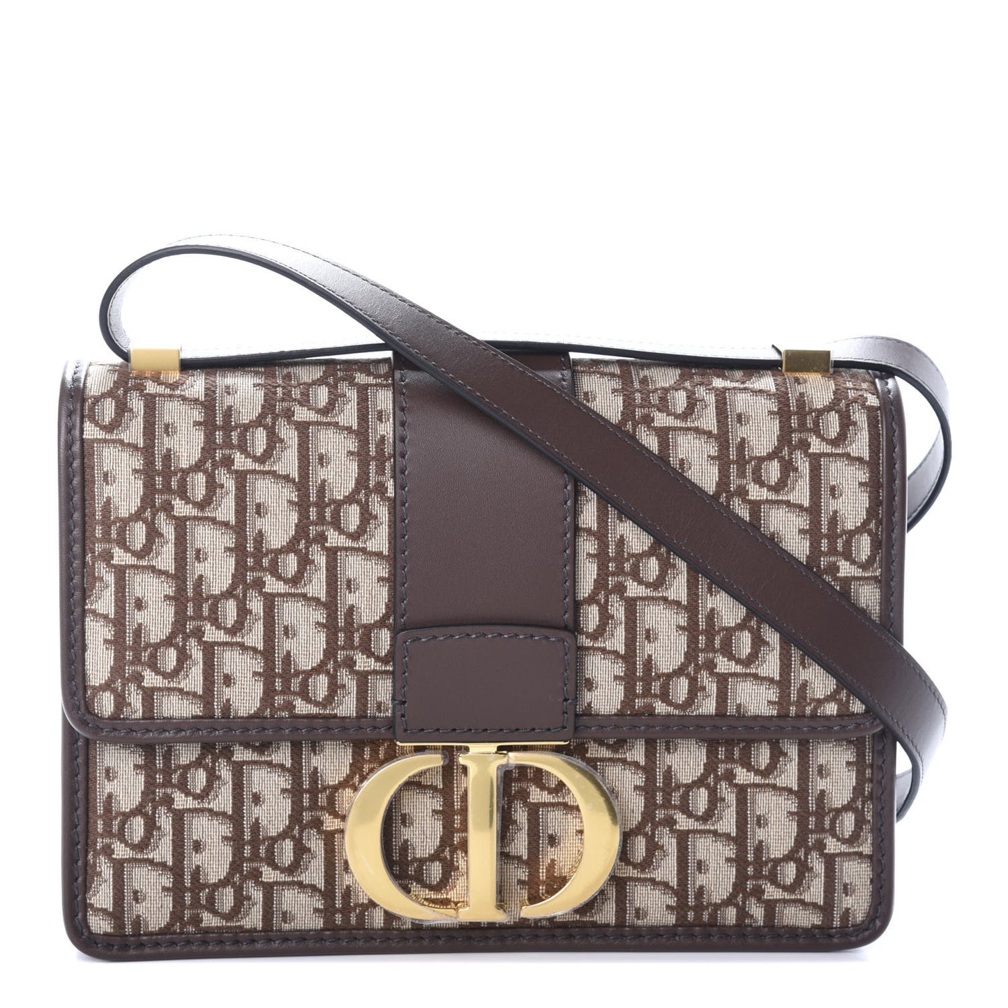 Oblique 30 Montaigne Flap Bag Brown