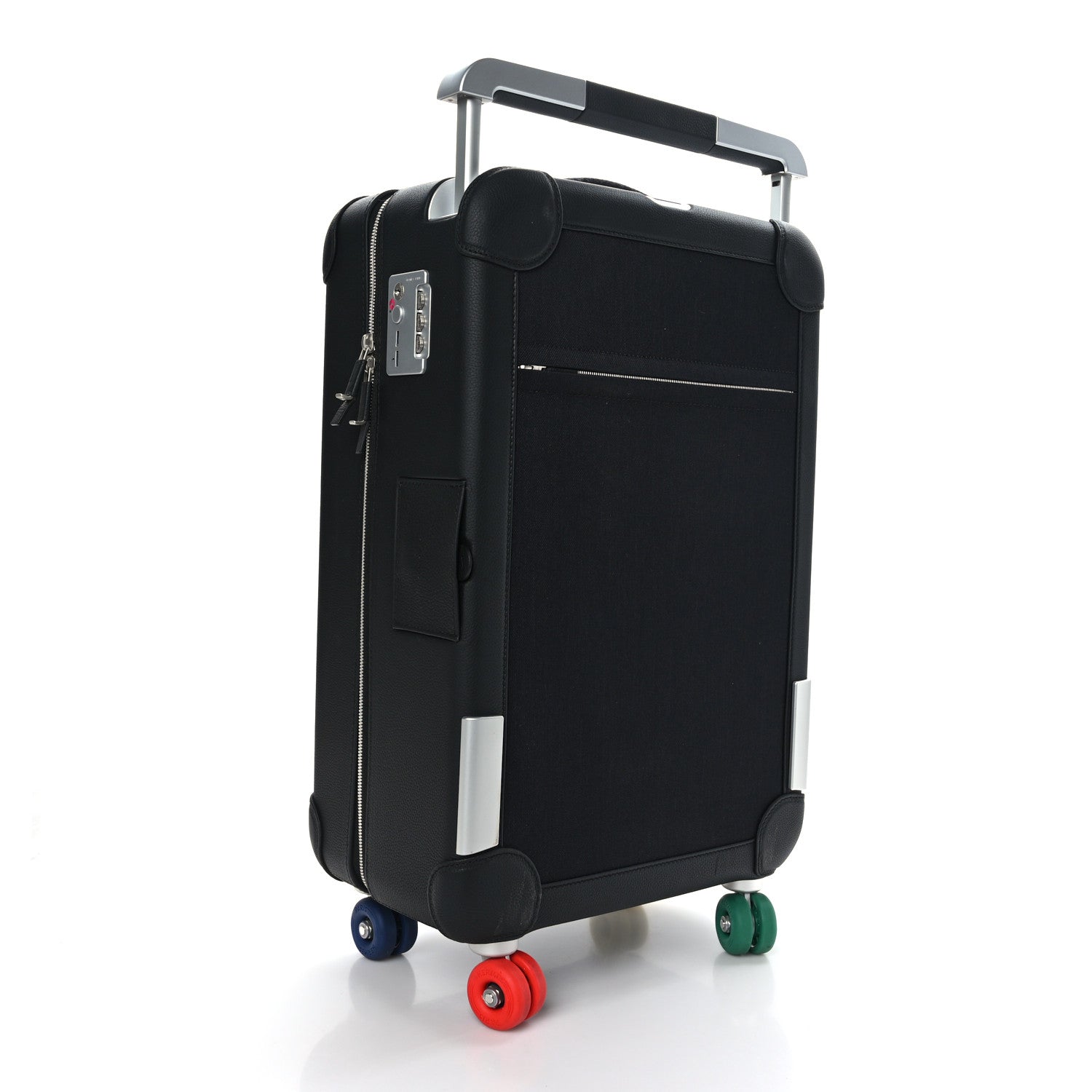 Hermes Taurillon Regate Militaire Sports Toile R.M.S. Trolley Case Luggage Black 2 of 9