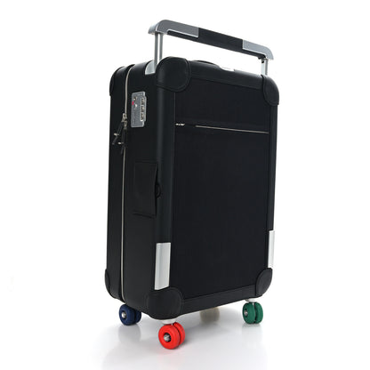 Hermes Taurillon Regate Militaire Sports Toile R.M.S. Trolley Case Luggage Black 2 of 9