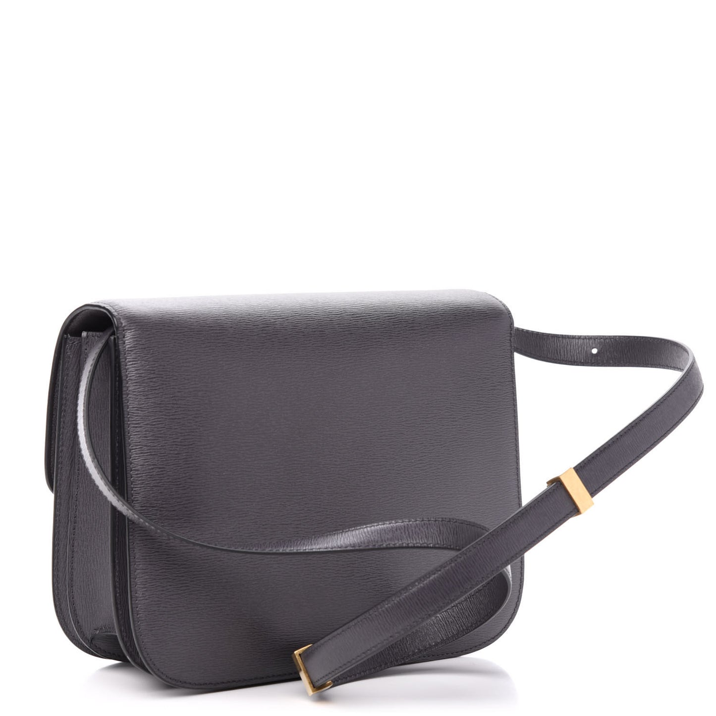 Liege Calfskin Medium Classic Box Flap Bag Liquorice