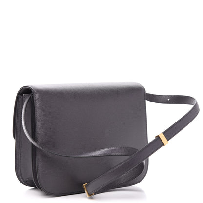 Celine Liege Calfskin Medium Classic Box Flap Bag Liquorice 3 of 10
