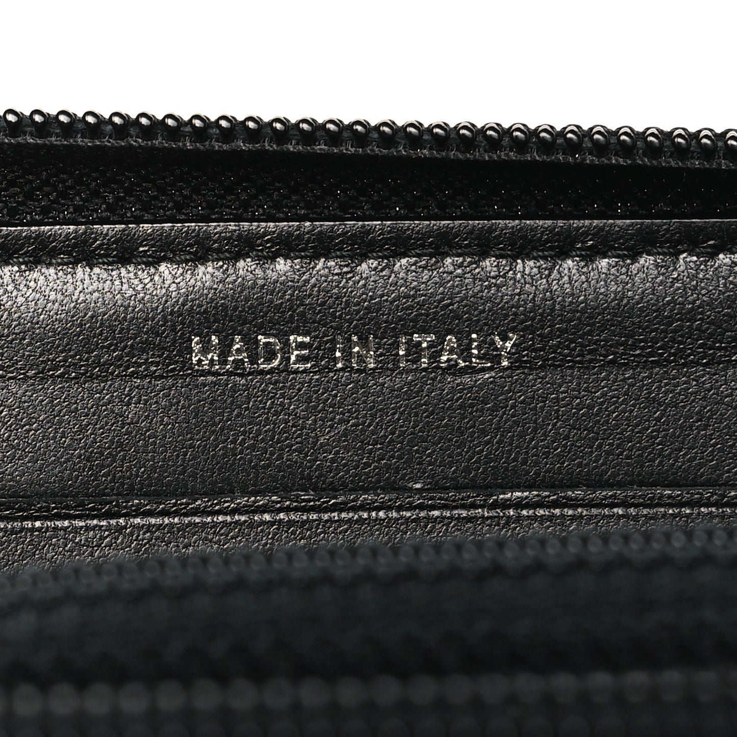 Lambskin Quilted Small Boy Zip Around Wallet Black