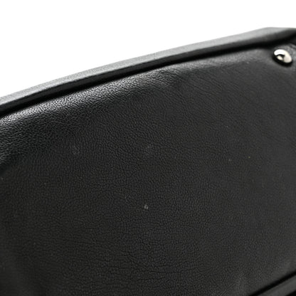 Chanel Calfskin Diamond Stitch Accordion Flap Black 12 of 21