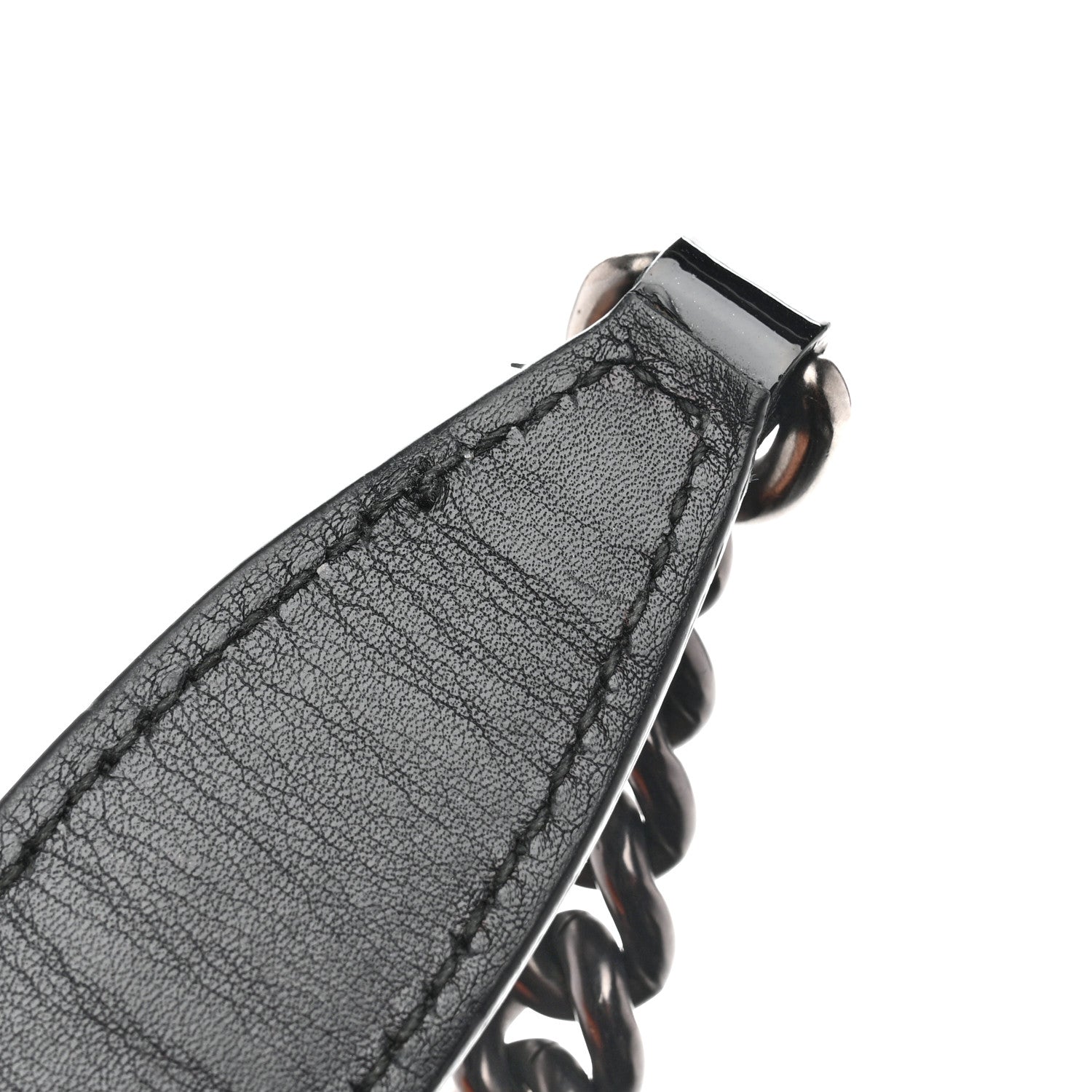 Gucci Patent Shearling Medium Soho Chain Shoulder Bag Black 14 of 14