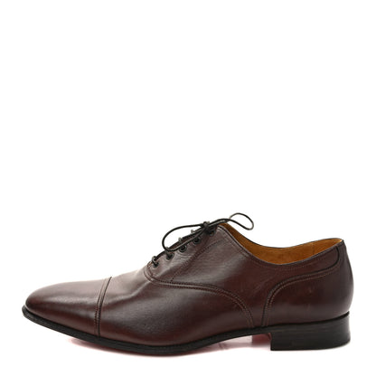 Hermes Calfskin Mens Philip Oxford 46 Black 1 of 10