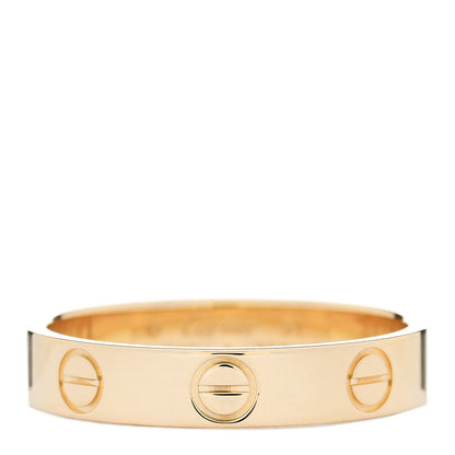 Cartier 18K Yellow Gold 3.5mm LOVE Wedding Band Ring 51 5.75 1 of 4