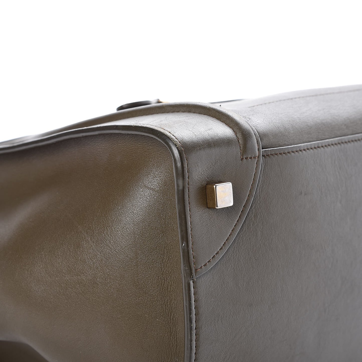 Smooth Calfskin Mini Luggage Khaki