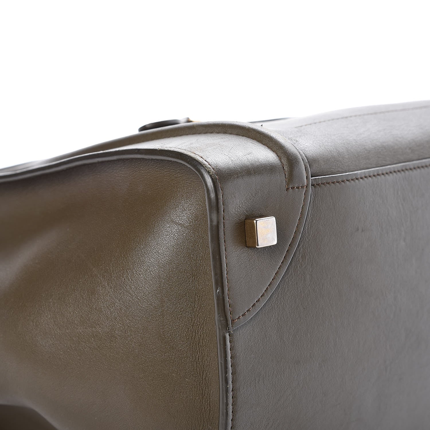 Celine Smooth Calfskin Mini Luggage Khaki 24 of 28