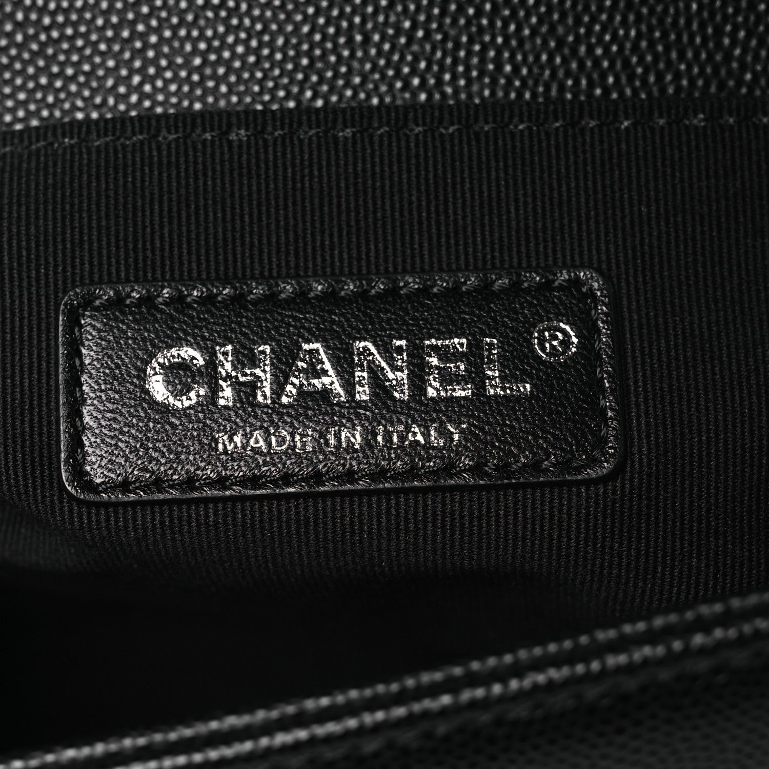 Chanel Caviar Quilted Medium Boy Flap Black 6 of 11