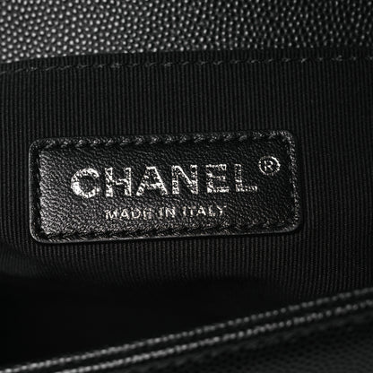 Chanel Caviar Quilted Medium Boy Flap Black 6 of 11