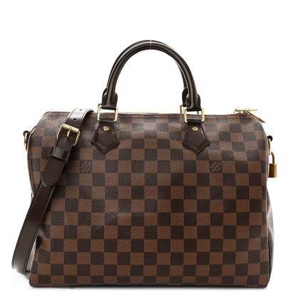 Louis Vuitton Damier Ebene Speedy Bandouliere 30 1 of 11