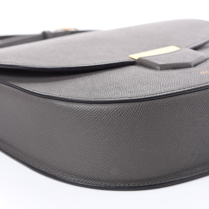 Celine Grained Calfskin Medium Trotteur Taupe 10 of 15