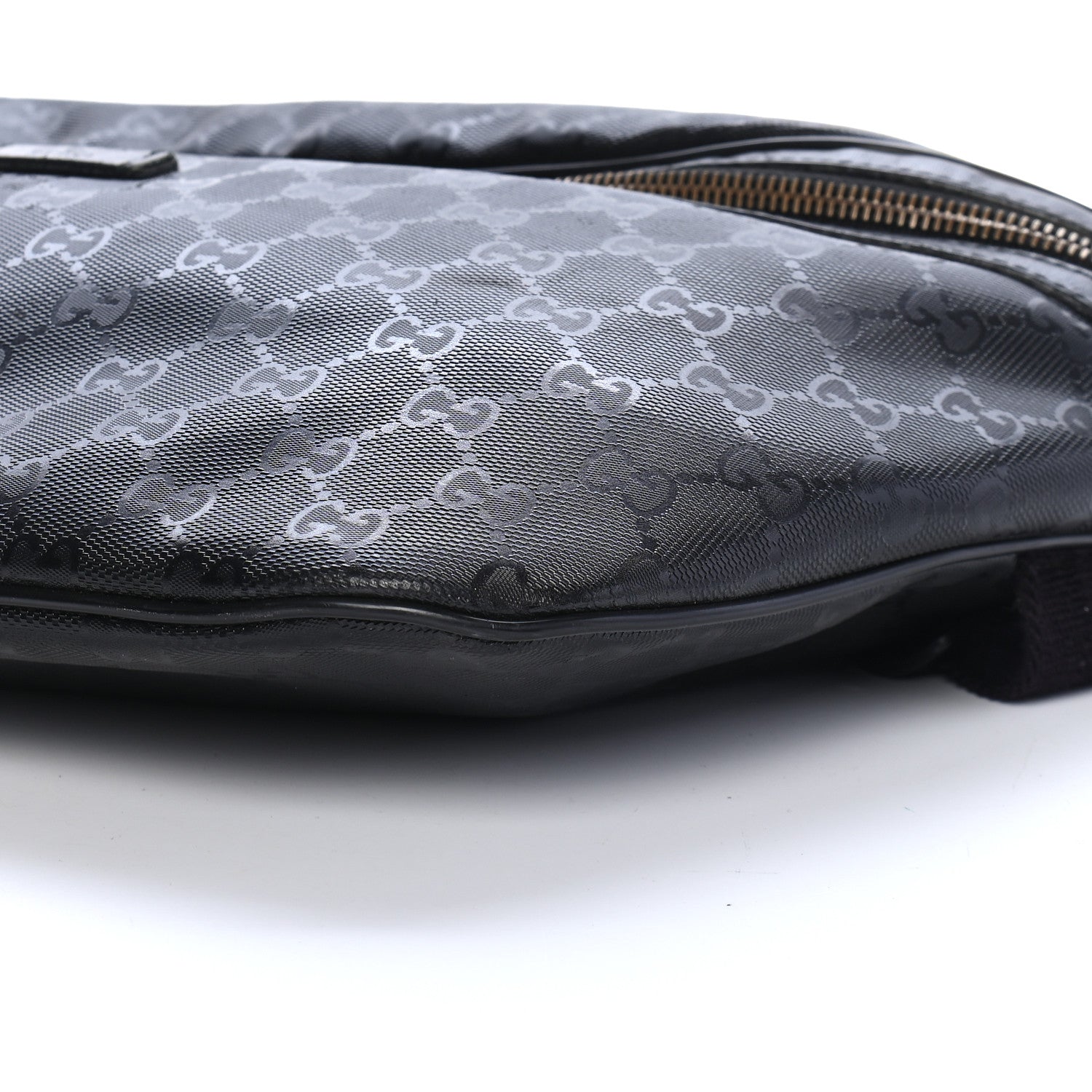 Gucci Imprime Monogram Belt Bag Black 9 of 10