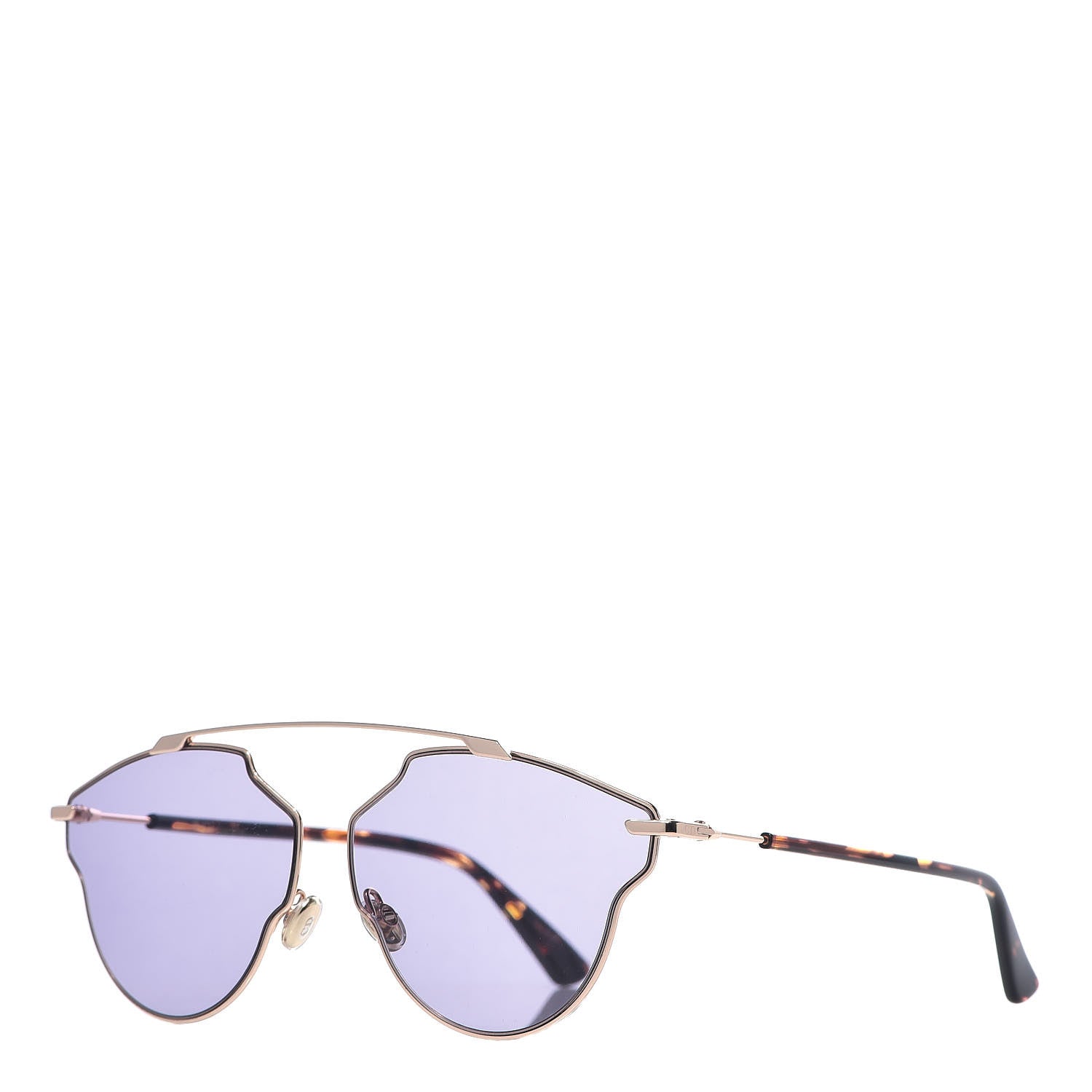 Christian Dior So Real Pop Sunglasses Rose Gold Purple 1 of 10