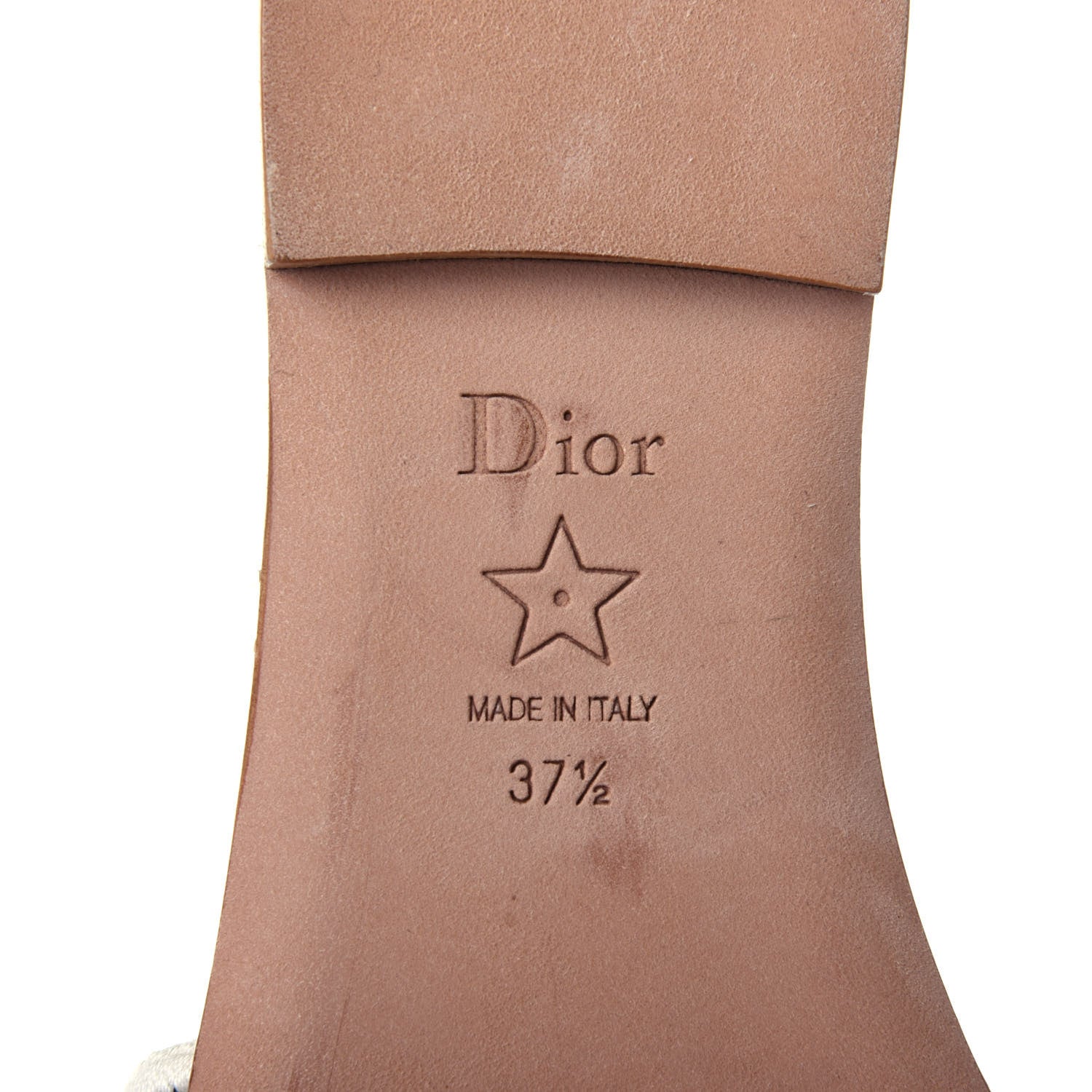 Christian Dior Canvas Rose Mutabilis Embroidered Dway Flat Slide Sandals 37.5 Pink Multicolor 5 of 6