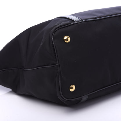 Prada Tessuto Nylon Saffiano Tote Black 7 of 10