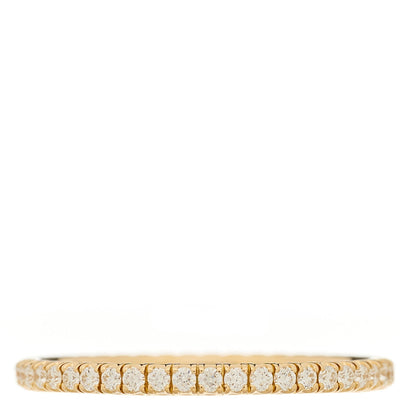Cartier 18K Yellow Gold Diamond 1.5mm Etincelle de Cartier Wedding Band Ring 48 4.5 1 of 5