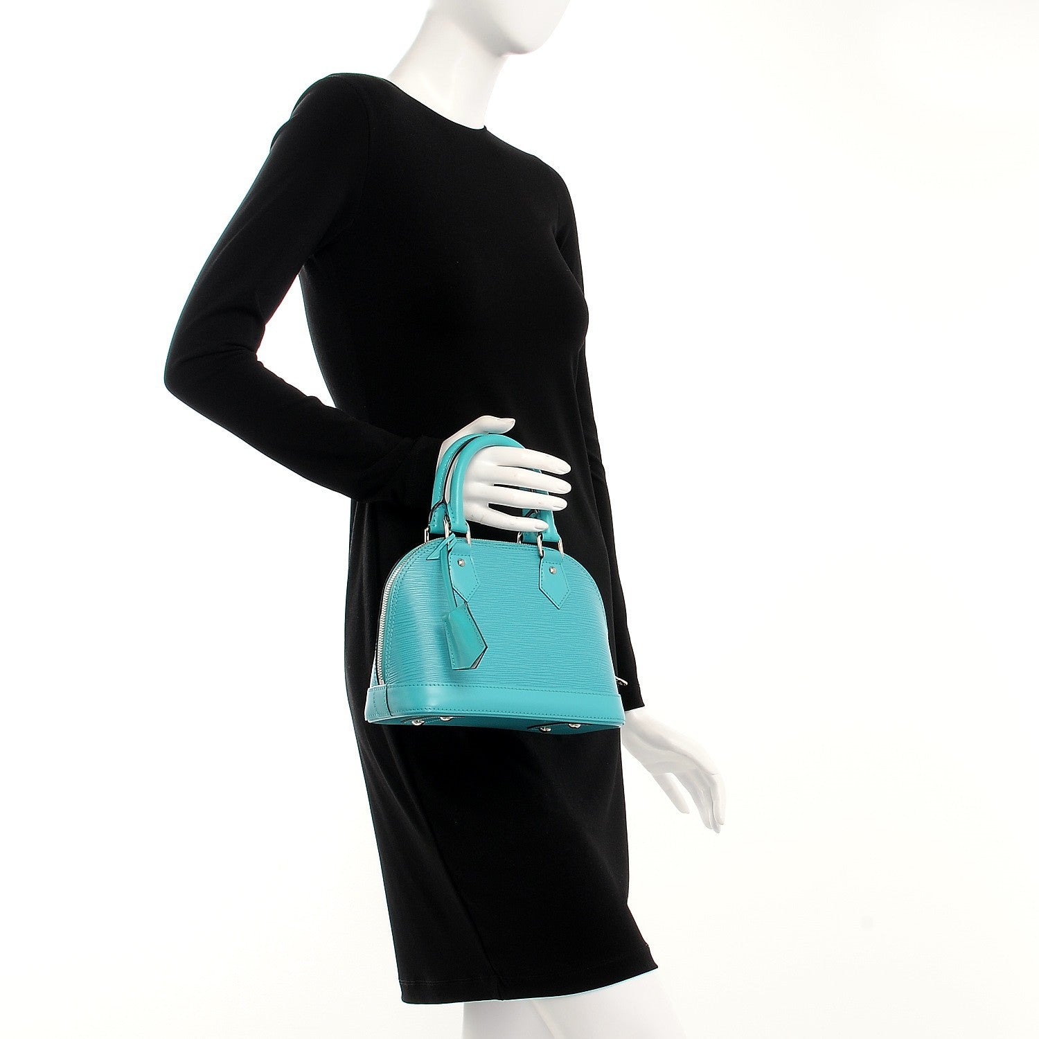 Louis Vuitton Epi Alma BB Turquoise 2 of 11
