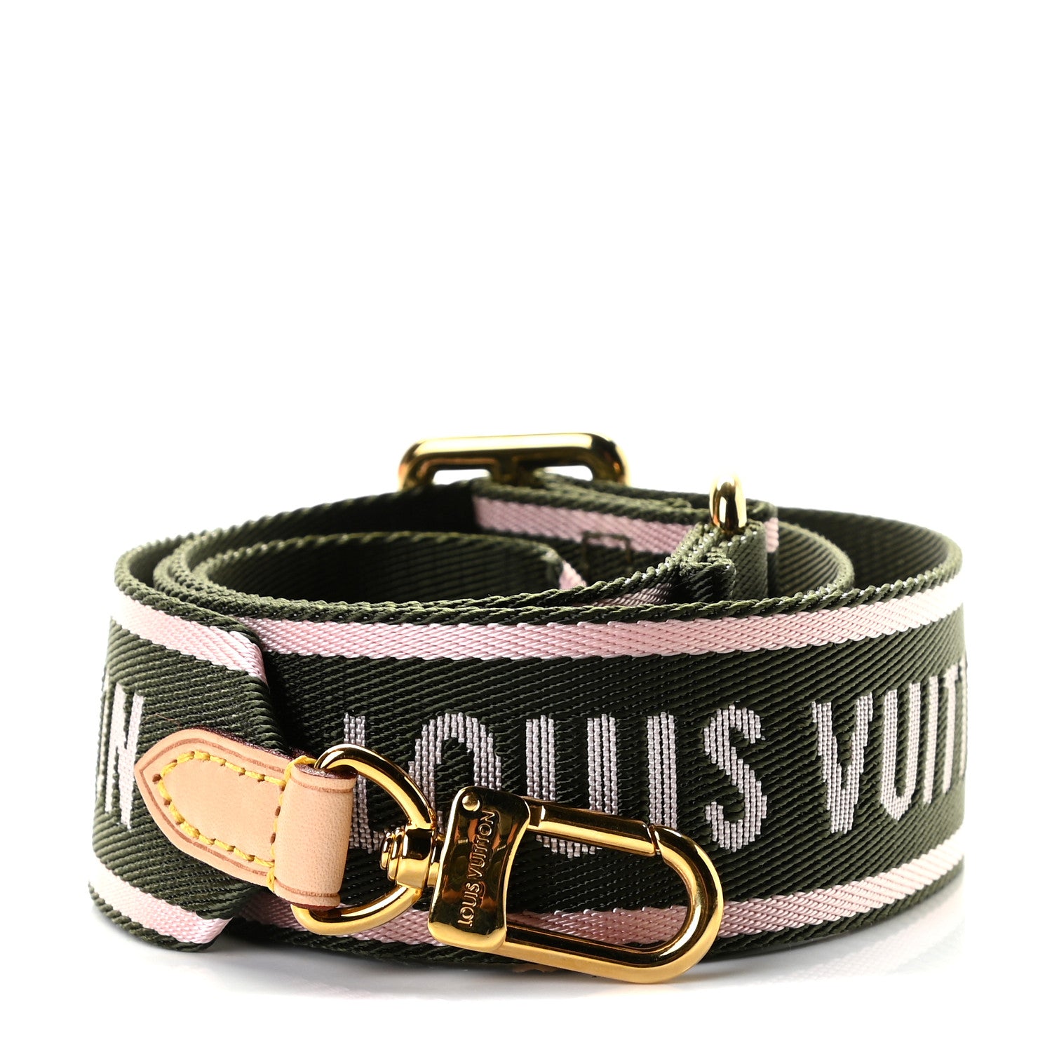 Louis Vuitton Nylon Bandouliere Shoulder Strap Kaki 1 of 5