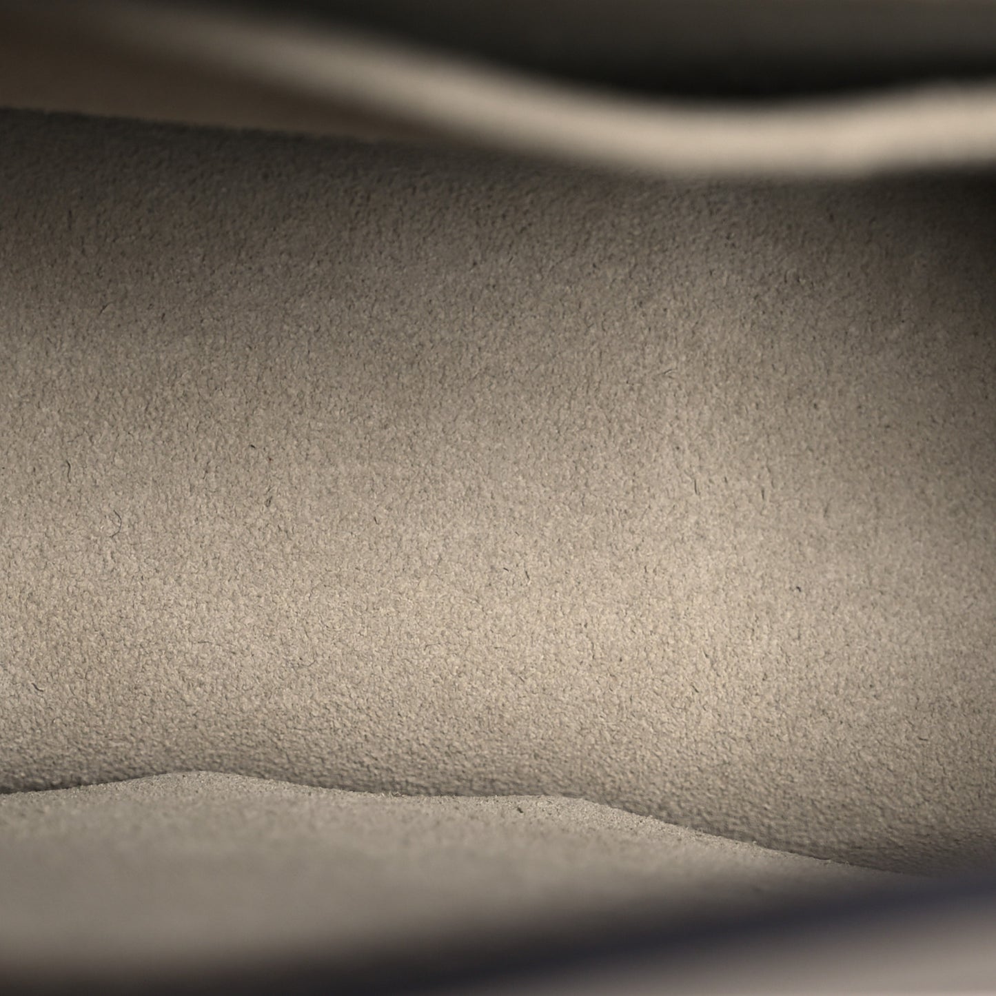 Calfskin Suede Small Nile Bracelet Bag Motty Grey